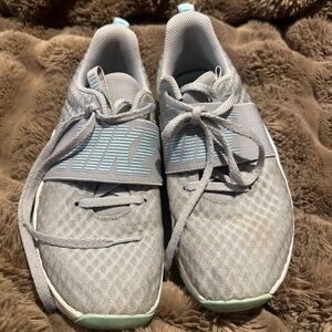 Nike Light Gray and Mint Sneakers